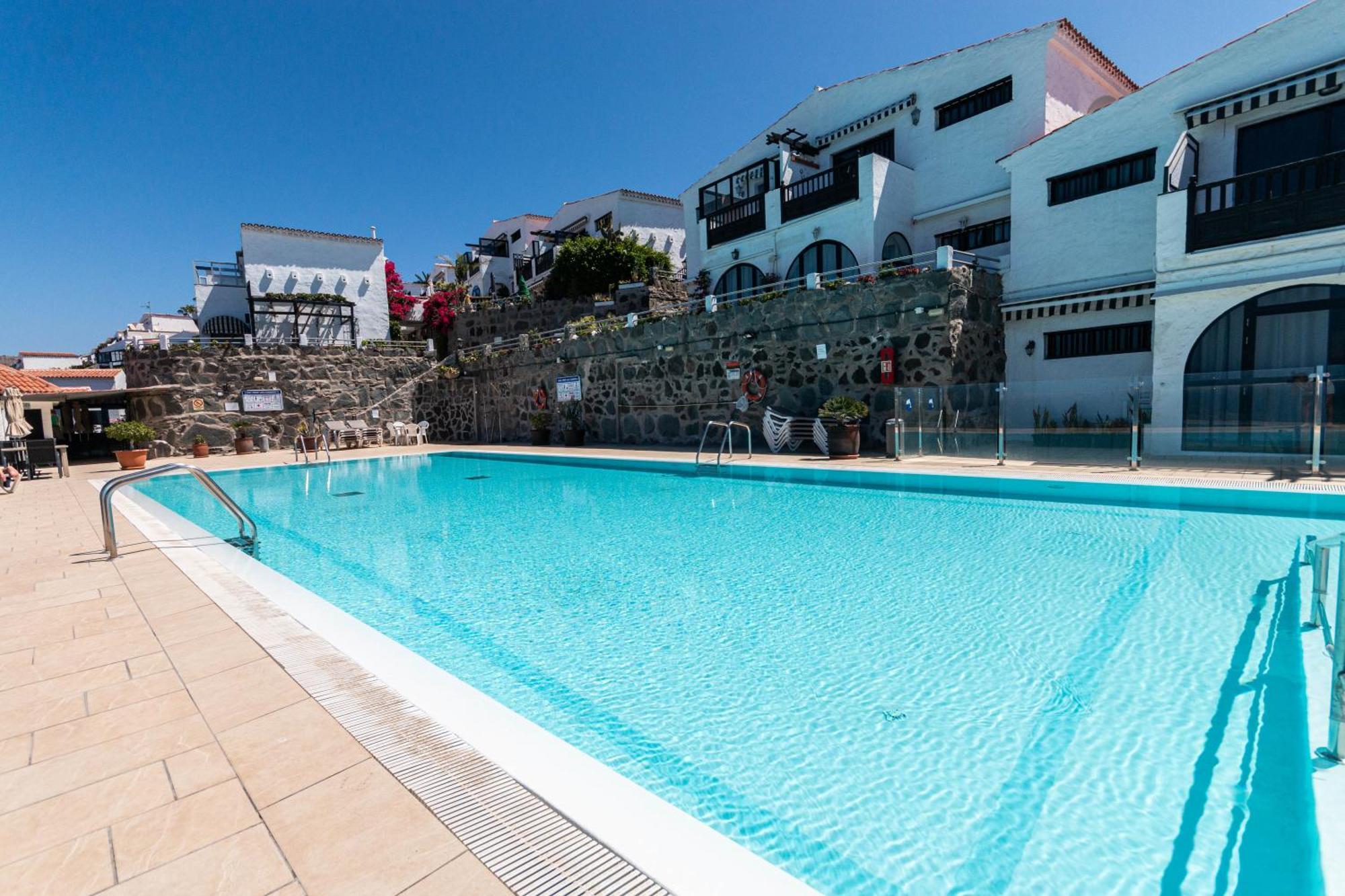Very Romantic Seaview Apartment Patalavaca Mogan With Warm Pool Exterior foto
